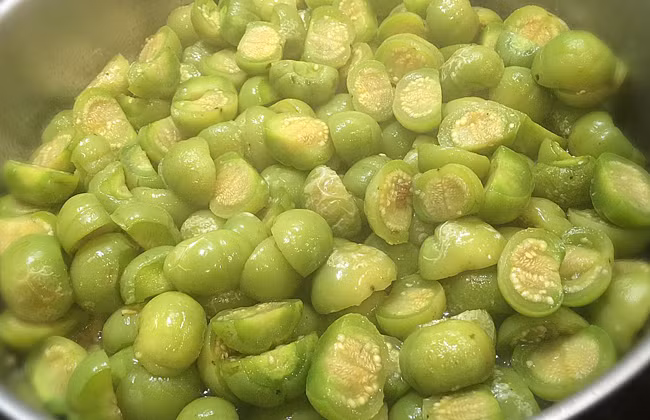 Cà pháo bung thịt ba chỉ - 3