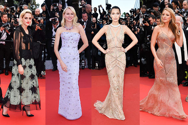 Những khách mời nữ đến tham dự LHP Cannes thường được khuyến khích diện những bộ đầm dài tha thướt, chấm đất để tăng hiệu quả thẩm mỹ khi lên thảm đỏ. Bên cạnh đó, họ bắt buộc phải đi giày cao gót để thể hiện vẻ đẹp nữ tính và sang trọng. Hồi năm 2015, LHP này từng gây tranh cãi khi mời một nhóm khách ra về, không cho vào khán phòng chỉ vì họ đi giày bệt.