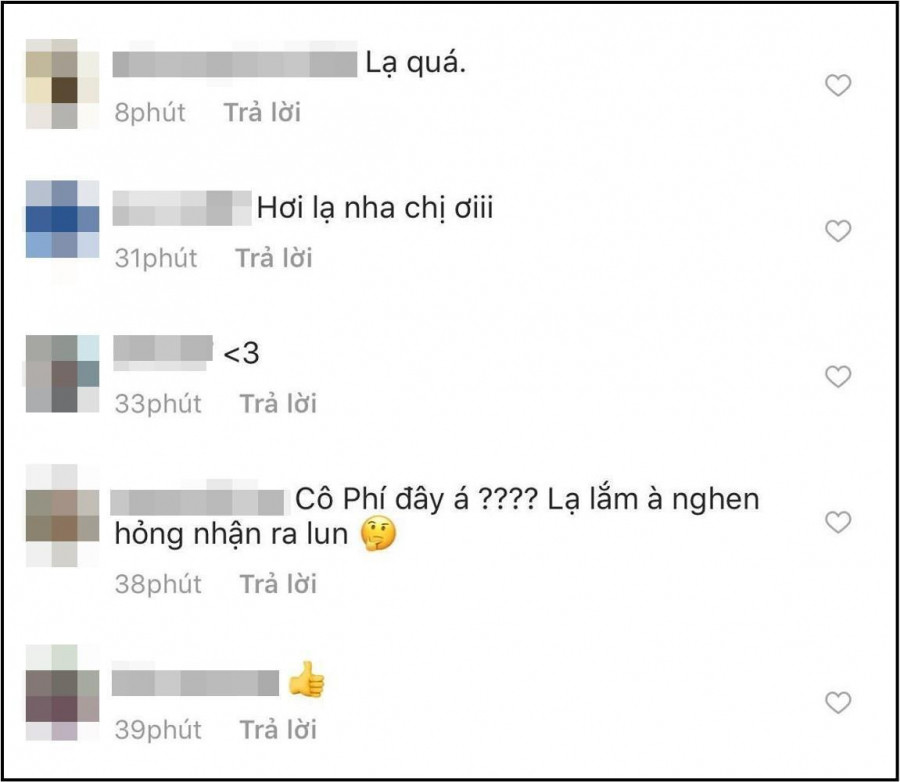 Khán giả gửi lời hỏi thăm tới Phí Phương Anh khi cô xuất hiện với gương mặt lạ hơn bình thường