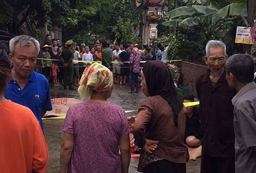 Hiện trường xảy ra vụ án mạng. Ảnh: H.C.