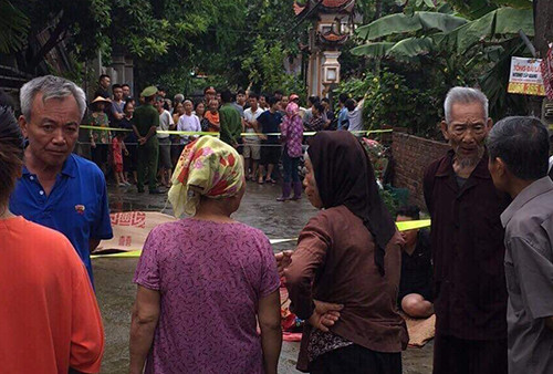 Không ai có thể ngăn hung thủ giết 4 người ở Đan Phượng ảnh 2 Hiện trường xảy ra vụ án mạng. Ảnh: H.C.