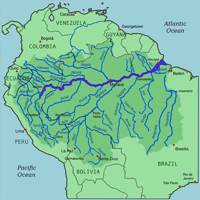 Kỳ lạ con sông dài nhất thế giới nhưng không có một cây cầu ảnh 4