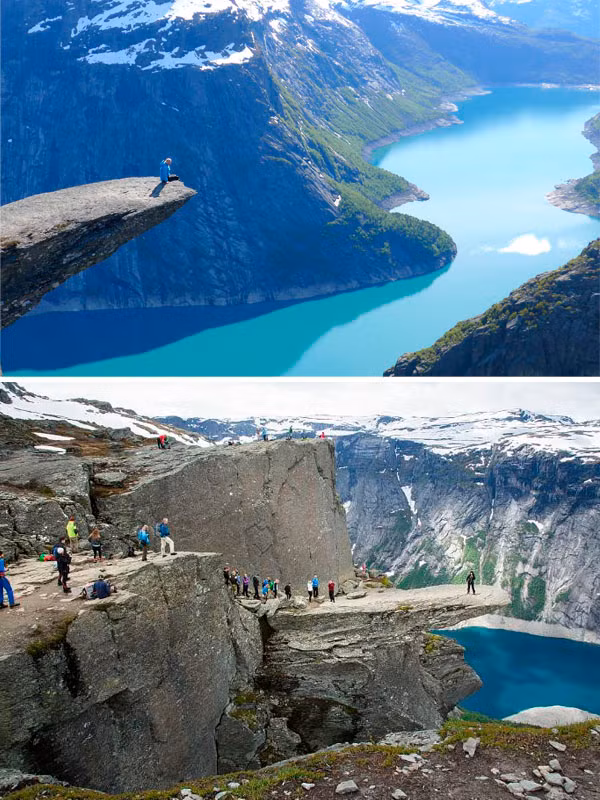 Có được một tấm ảnh "để đời" ở Lưỡi quỷ Trolltunga là điều mà rất nhiều du khách mong ước khi đến Na Uy. Nhưng để có nó, bạn sẽ phải kiên nhân chờ đợi hàng chục người trước mình.