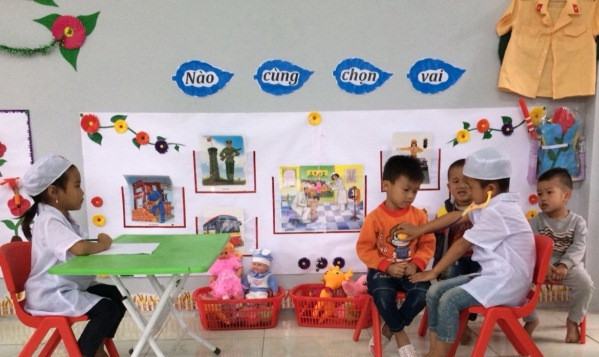 Trường mới, lớp mới nên học sinh Trường Mầm non Long Cốc rất hào hứng học tập Trường mới, lớp mới nên học sinh Trường Mầm non Long Cốc rất hào hứng học tập