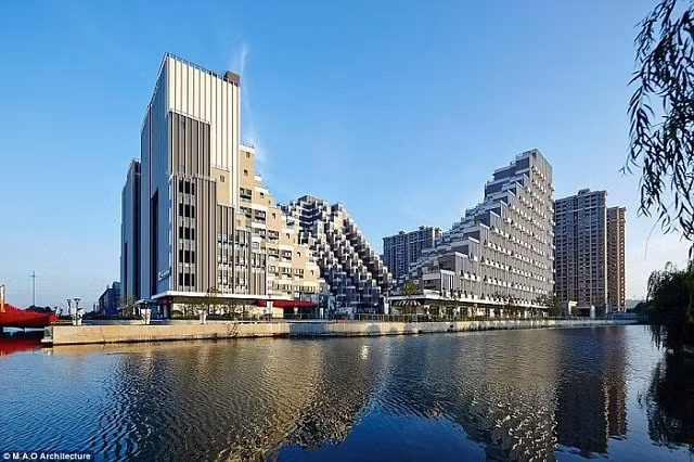 Trung Quốc: Ngắm tòa chung cư như kim tự tháp - Hình 5