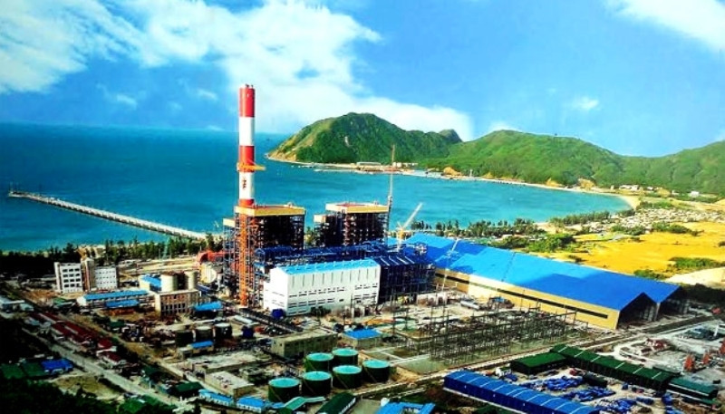 Một góc đại dự án Formosa ở Khu kinh tế Vũng Áng.