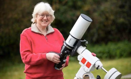 Cụ bà chụp ảnh thiên hà đẹp tới mức được NASA trao giải