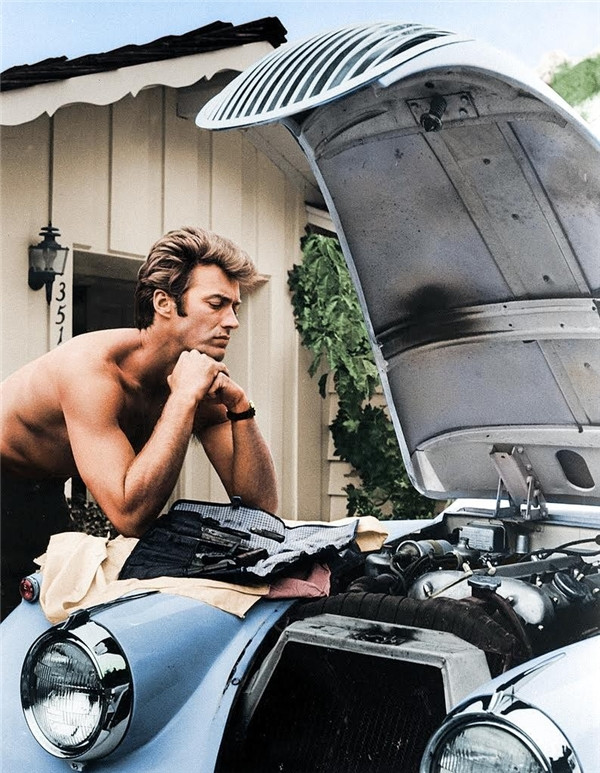 Clint Eastwood, 1958. Clint Eastwood, 1958.