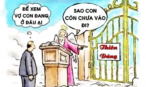 Chồng nguyện vào địa ngục để né... vợ