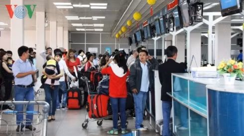 sẽ hạn chế người đưa tiễn tại ga quốc tế t2 nội bài dịp tết hình 1 se han che nguoi dua tien tai ga quoc te t2 noi bai dip tet hinh 1