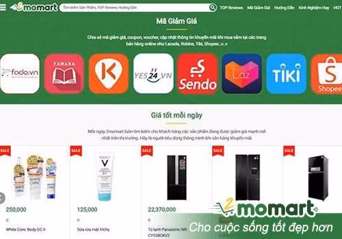 2momart hỗ trợ tìm kiếm giá bán khách quan