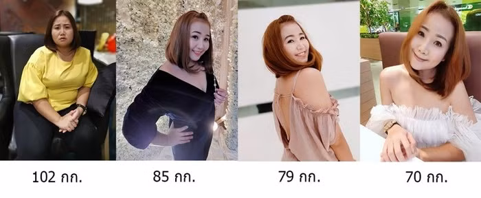 Từng béo như thùng phi, cô gái Thái giảm 30kg, lột xác xinh đẹp 