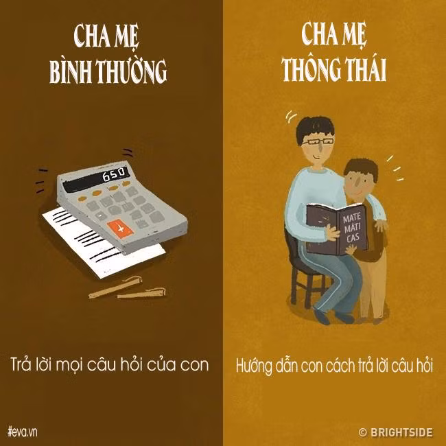 su khac biet it nguoi biet giua cha me binh thuong va cha me thong thai khi nuoi day con - 3