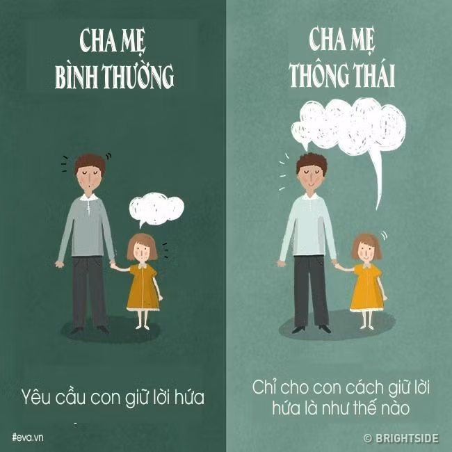 su khac biet it nguoi biet giua cha me binh thuong va cha me thong thai khi nuoi day con - 11