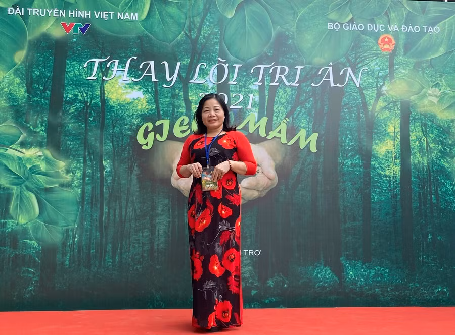 Cô Đặng Thị Kim Hoa - đại biểu tỉnh Hà Giang tại Chương trình.