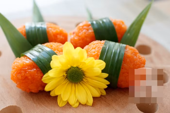 3 cách bày xôi gấc đẹp xinh để bạn trổ tài đón Tết