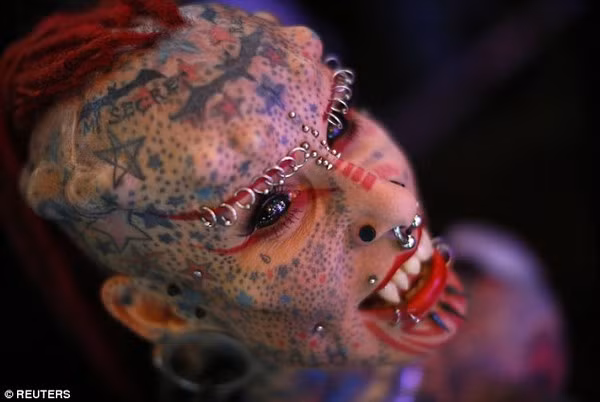 Lạnh người nhìn những hình xăm kiểu ma quỷ