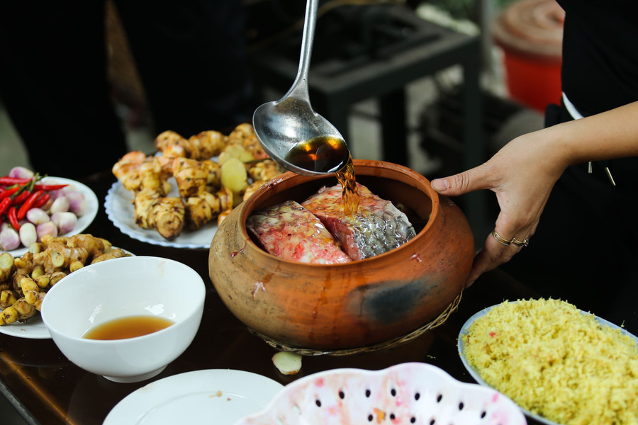 Đặc biệt nước mắm để kho cá được các gia đình đặt riêng.