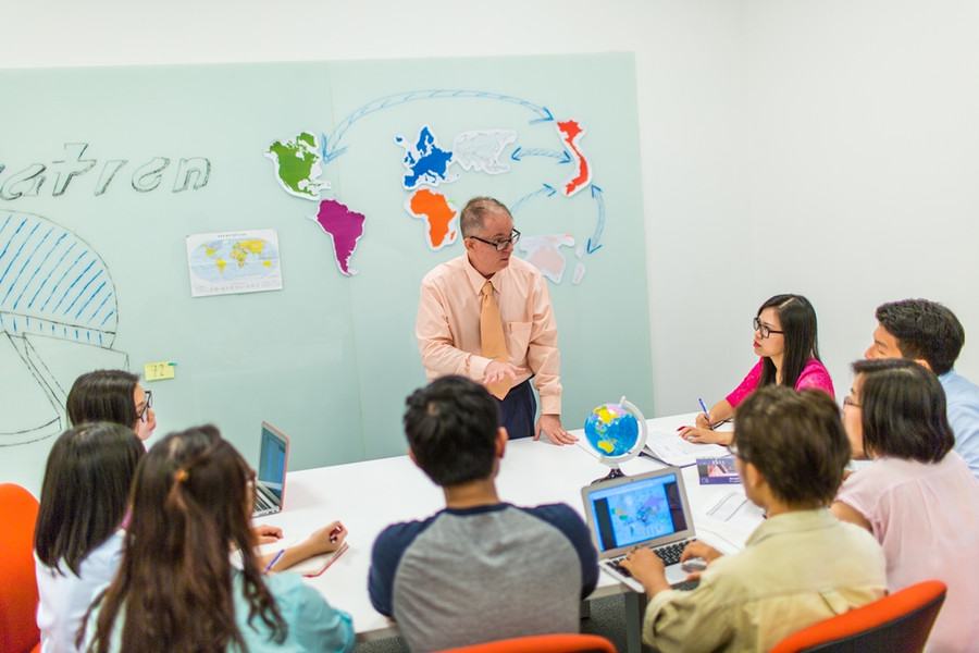 Một giờ học của sinh viên và giảng viên tại RMIT Việt Nam