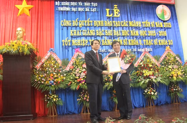 Đại học Đà Lạt công bố quyết định 4 chuyên ngành đào tạo Tiến sĩ