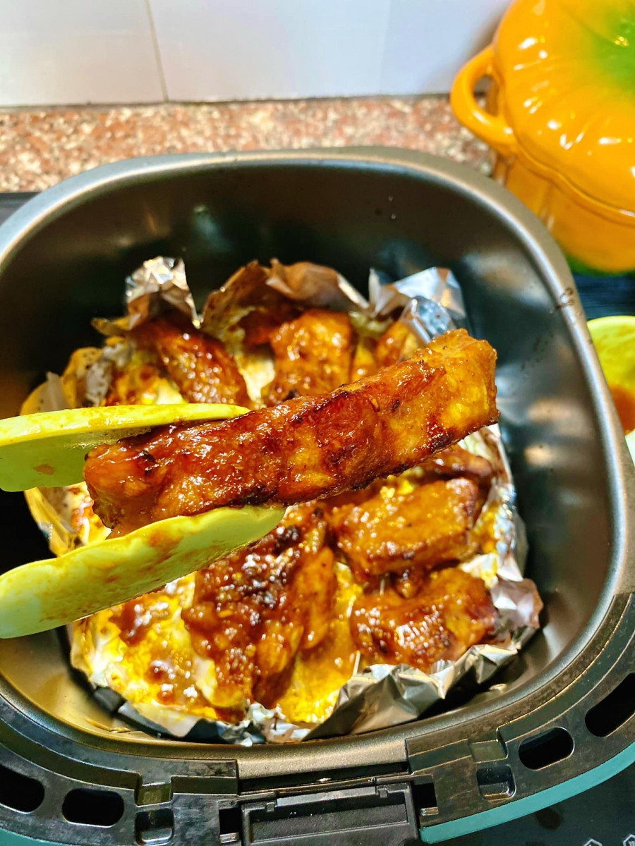 Mặt thịt nướng lần 2.