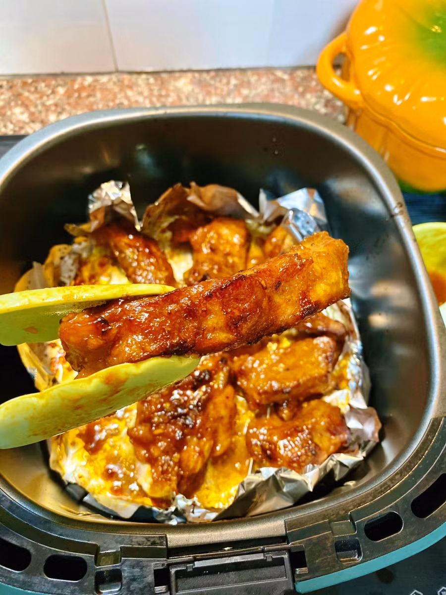 Mặt thịt nướng lần 2.