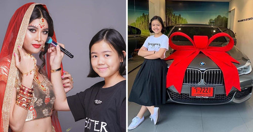 Tài không đợi tuổi, bé gái mua BMW 7 Series ở tuổi 12 - ảnh 1