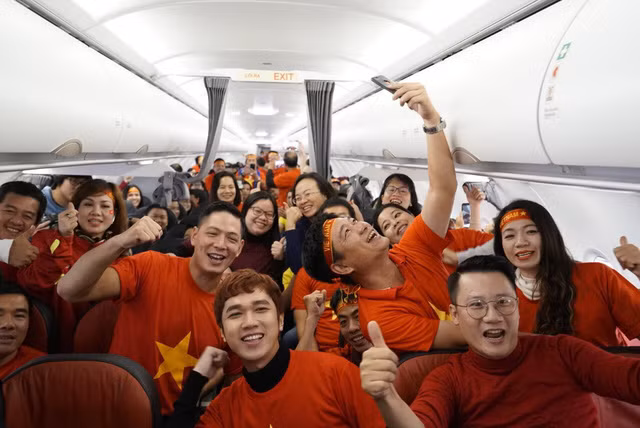 Hé lộ về chuyên cơ “Tôi yêu Tổ quốc tôi” đón U23 Việt Nam về nước ảnh 2