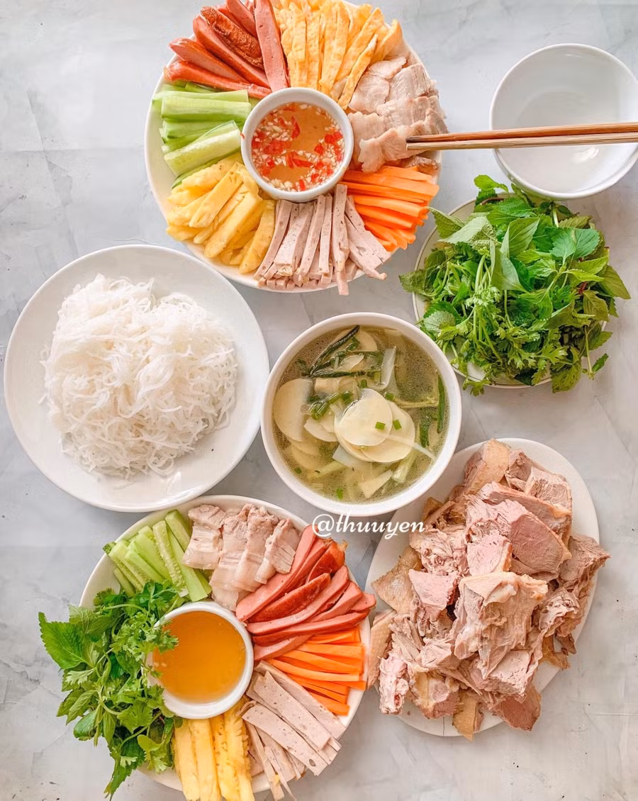 Món cuốn; Thịt ngan luộc