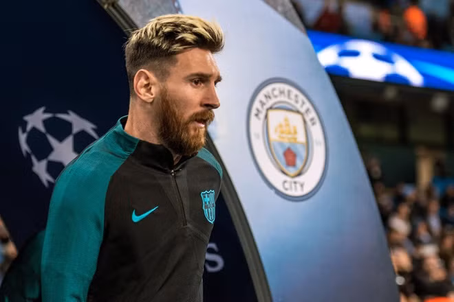 Messi sẽ giúp Man City thực hiện tham vọng vô địch Champions League. Ảnh: Getty Images.