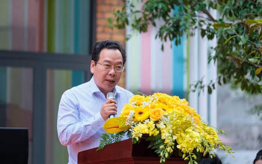 Ông Nguyễn Ngọc Ánh, Phó Chủ tịch UBND quận Ninh Kiều phát biểu tại lễ khai mạc.