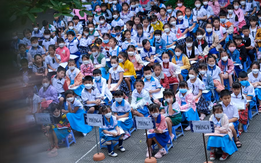 Quang cảnh buổi lễ khai mạc hội thi.