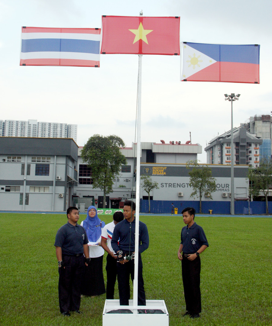 Quốc kỳ, Quốc ca Việt Nam tiếp tục tung bay và vang lên trên bầu trời Malaysia