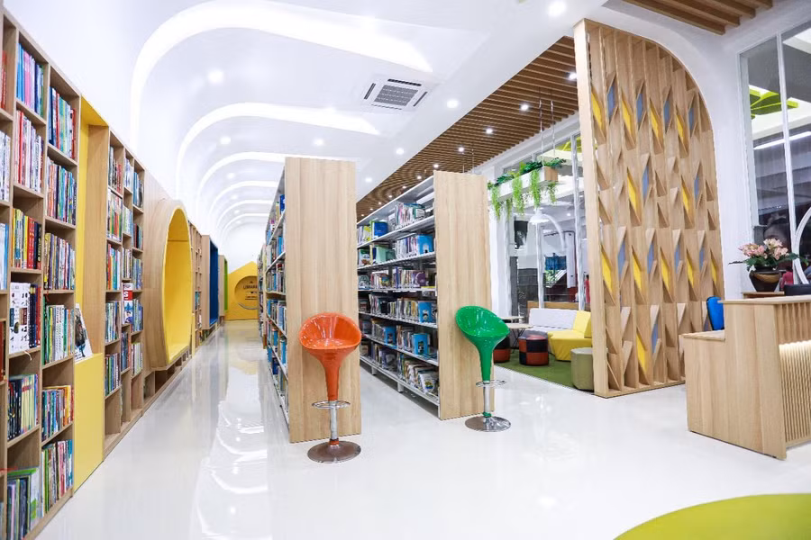 Cơ sở vật chất “sang - xịn” đem đến môi trường học tập, sinh hoạt tiện nghi theo tiêu chuẩn quốc tế cho học sinh.