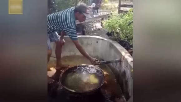 kho báu, khí đốt, nước dễ cháy