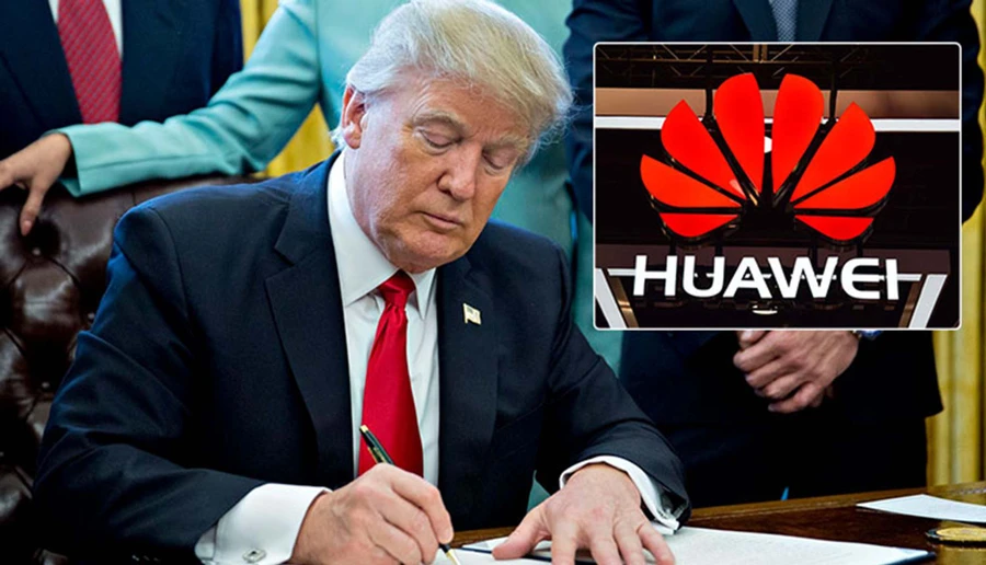 Tổng thống Mỹ Donald Trump ký sắc lệnh cấm các công ty Mỹ sử dụng thiết bị của Huawei