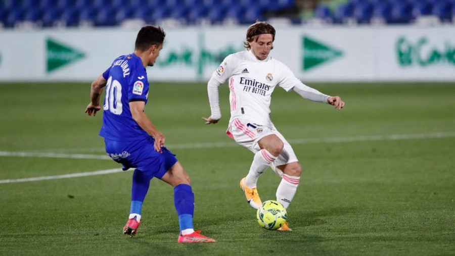 Real Madrid chia điểm với Getafe. (Ảnh: Getty).