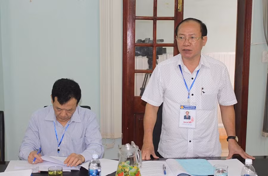 Ông Tống Duy Hiến –Phó Chánh Thanh tra Bộ GD&TĐ đánh giá cao tinh thần chuẩn bị của Ban Chỉ đạo thi tỉnh Đắk Nông