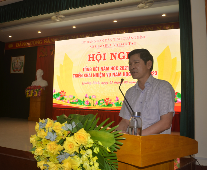 Phó Chủ tịch UBND tỉnh Hồ An Phong phát biểu chỉ đạo Hội nghị.