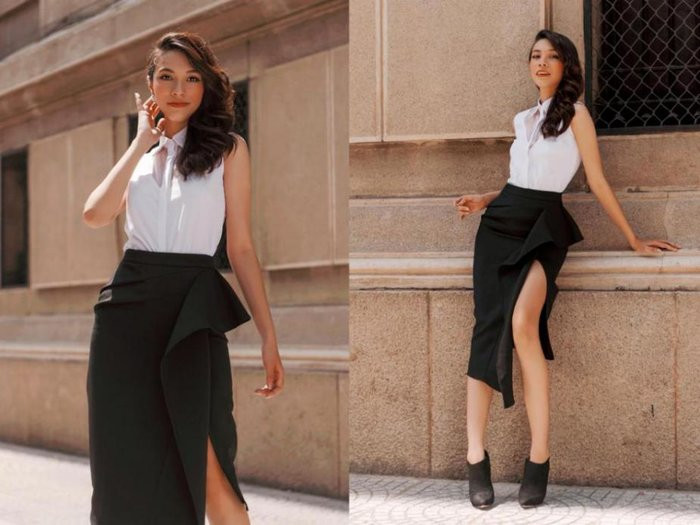 Gợi ý trang phục thu đông chuẩn công sở nhưng vẫn xinh như hot girl sành điệu ảnh 7 Mách nước cho nàng mặc chuẩn công sở mà vẫn xinh tươi như hot girl sành điệu khi thu đông về ảnh 6