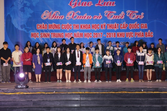 Chương trình giao lưu đã tạo ấn tượng tốt đẹp cho các bạn dự thi KHKT quốc gia khu vực phía bắc năm nay