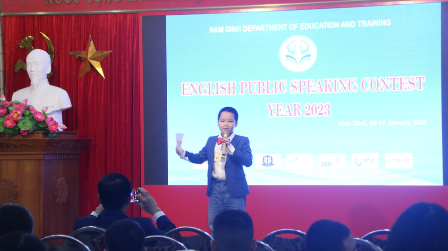 Trong tháng 1 vừa qua, tỉnh Nam Định đã tổ chức thành công Hội thi Hùng biện Tiếng Anh năm 2023.