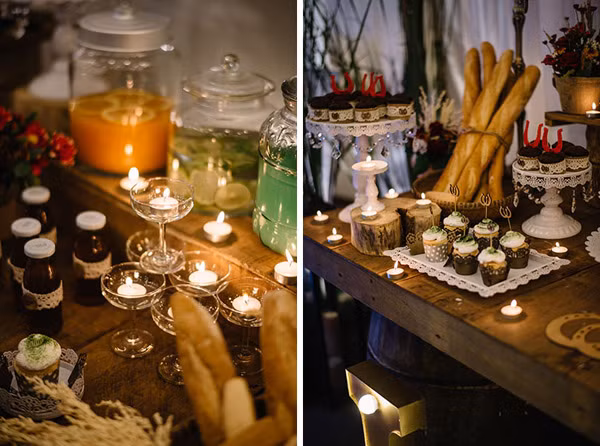 Chuyện tình cặp đôi yêu 1 thập kỉ đem gỗ, rơm, lá vào ảnh tiệc cưới ảnh 12