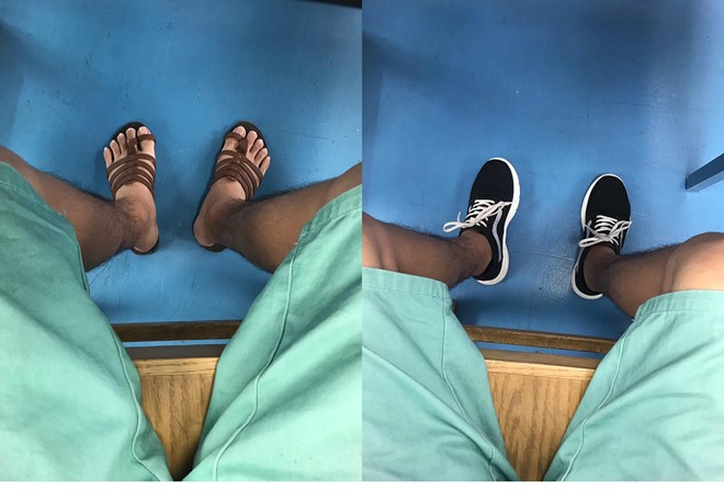 Chang trai bat ngo noi tieng sau khi di dep cua ban gai hinh anh 2