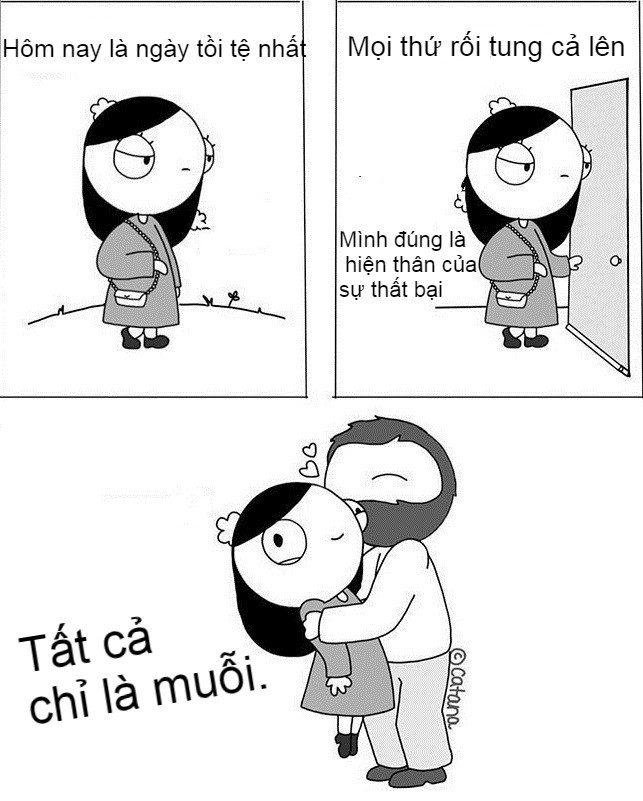 Chỉ cần một cái ôm của anh là mọi muộn phiền đều có thể tan biến. Loat tinh huong de thuong cua cac doi yeu nhau hinh anh 1