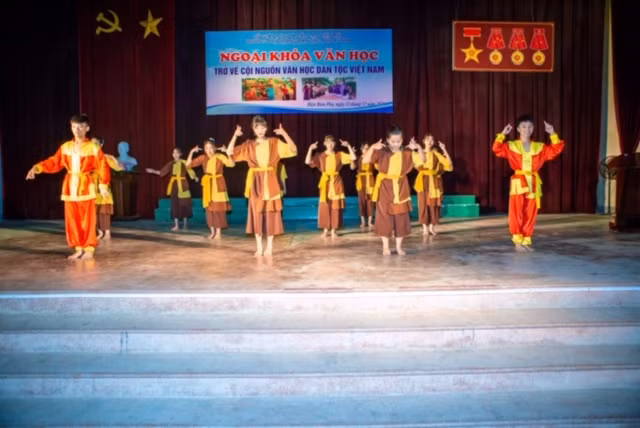 Một hoạt động gắn với văn học dân gian được tổ chức tại Trường PT DTNT tỉnh Điện Biên.