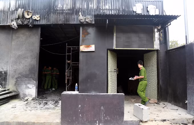 Bên trong nhà hàng cháy làm 6 người chết ở Đồng Nai