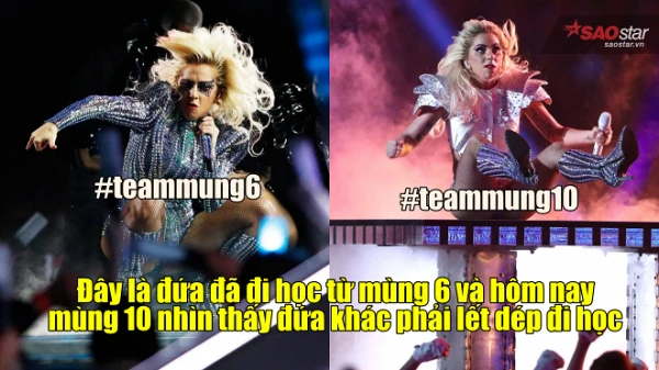 Ảnh chế động tác biểu diễn gây cười của Lady Gaga
