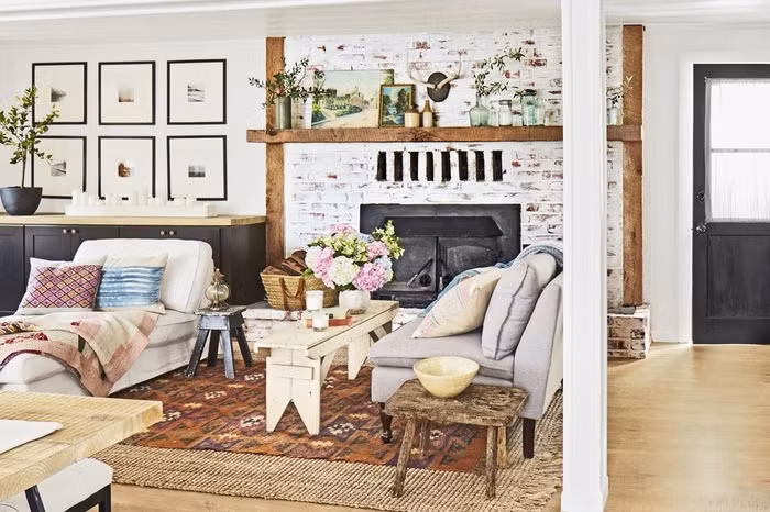 10 ý tưởng thiết kế phòng khách mộc mạc giúp ngôi nhà bạn ấm cúng hơn bao giờ hết