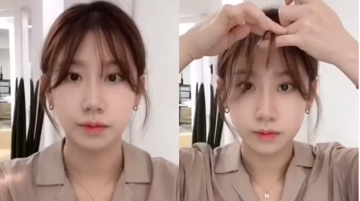 Mách bạn gái cách tự tạo kiểu tóc mái bong bóng vừa xinh, vừa sang chỉ trong 1 phút